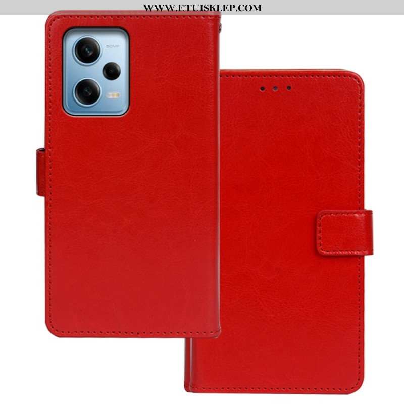 Etui Folio do Poco X5 Pro 5G Skórzany Styl Idewei